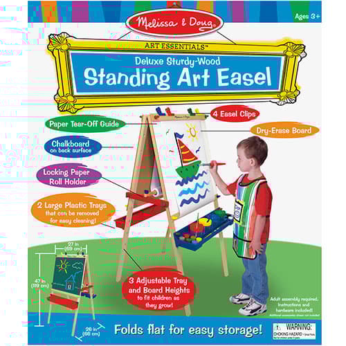 Melissa &amp; Doug® Deluxe Wooden Standing Art Easel