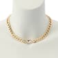 Steve Madden Gold Stone Collar Necklace - image 4