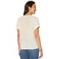 Womens Democracy Short Sleeve Embroidered Boyfriend Tee - image 2