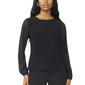 Womens MSK Long Sleeve Nailhead Trim Sleeve Top - image 1