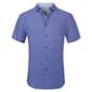Mens Tom Baine Short Sleeve Regular Fit Check Dress Shirt - image 1
