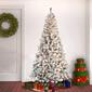 National Tree 7.5ft Acacia Flocked Pre-Lit Christmas Tree - image 2