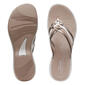 Womens Clarks® Cloudsteppers™ Breeze Coral Flip Flops - image 5
