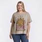 Juniors Plus Attitude Not Included Celestial Distressed Tee - image 2