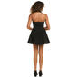 Juniors Dear Moon Laguna Scuba Drop Waist Halter Skater Dress - image 3