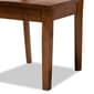 Baxton Studio Luisa Walnut Brown Finished Wood 5pc. Dining Set - image 6