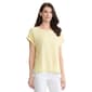 Womens Jones New York Short Sleeve Side Button Blouse - image 1