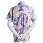 Womens Erika Hayden Bachata Palm Short Sleeve Top-Pink - image 2