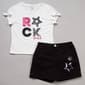 Girls (7-16) Sweet Butterfly(R) Rock Star Tee w/ Denim Skort - image 1