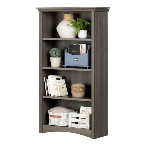 South Shore Gascony 4 Shelf Bookcase