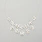 Rosa Rhinestones Silver & Crystal Collar Necklace - image 1