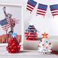 Mr. Christmas 3pc. Mini Nostalgic Ceramic Patriotic Trees - image 2