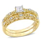 Diamond Classics(tm) Gold 1/2ctw. Diamond Swirl Bridal Ring Set - image 1