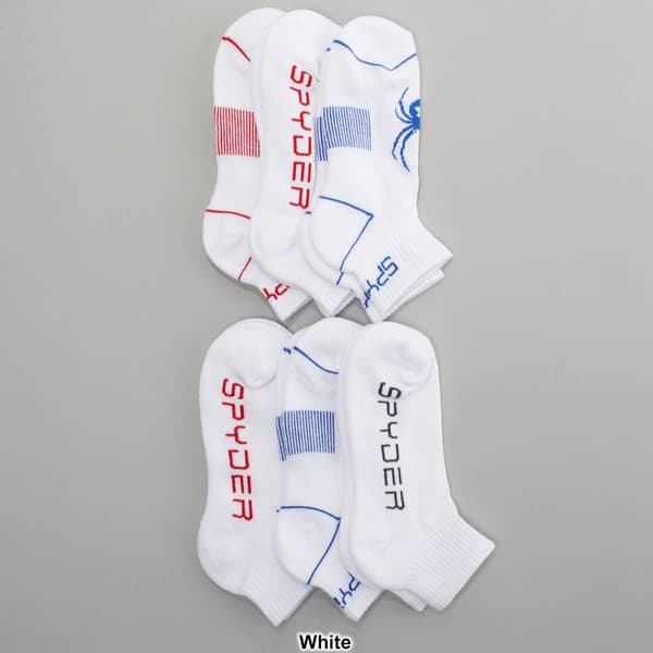 Boys &#40;8-20&#41; Spyder 6pk. Quarter Socks