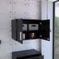 FM FURNITURE Penny Black Storage Wall Cabinet - image 3