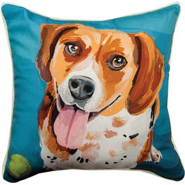 Benny the Beagle Decorative Pillow - 18x18