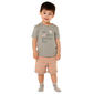 Toddler Boy Adley & Hudson Dog Graphic Top & Short Set w/ Socks - image 1