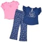 Girls (4-6x) Sweet Butterfly(R) 3pc. Kitty/Bows Tops & Legging Set - image 1
