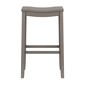 HH2 Home Fiddler Grey Backless Bar Height Stool with Saddle Seat - image 3