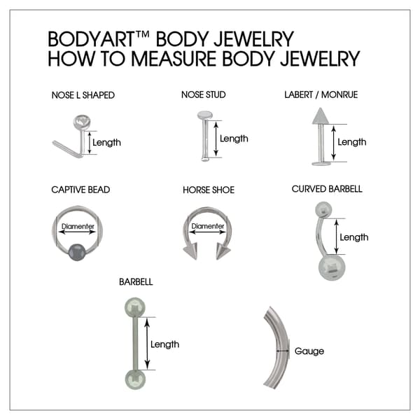 4pk. 16-Gauge Bioflex Labret Retainer