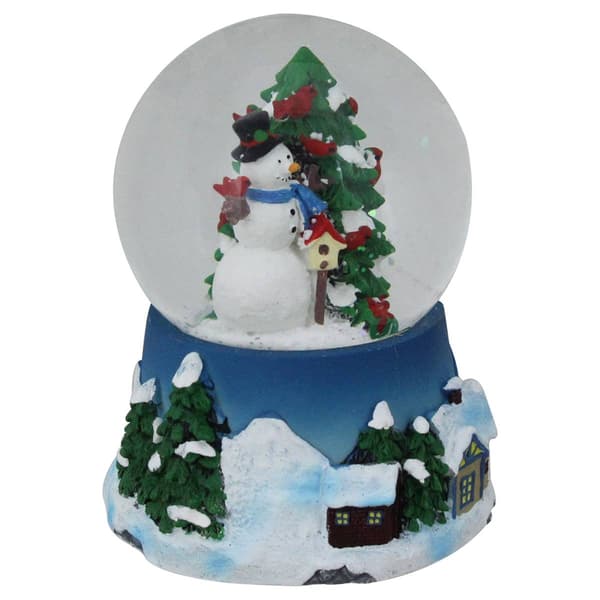 Northlight 4.75in. Musical Snowman Christmas Snow Globe - image 