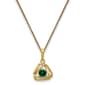 Gemstone Classics&#40;tm&#41; 14kt. Yellow Gold Emerald Pendant Necklace - image 1