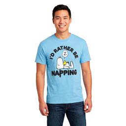 Young Mens Peanuts(tm) Snoopy Napping Graphic Tee
