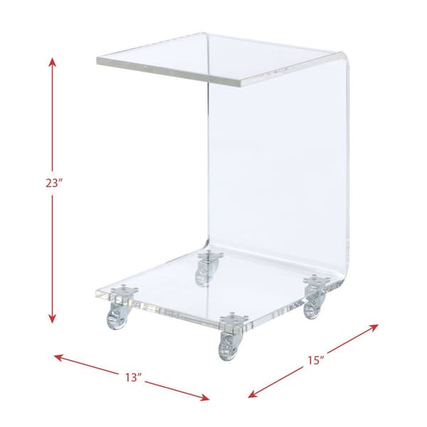 Elements Iris Acrylic Snack Table