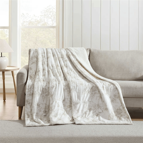Laura Ashley&#174; Wistful Blooms Heated Blanket