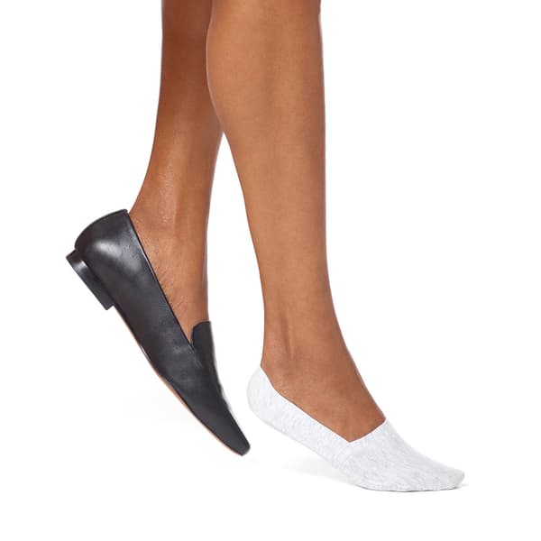 Womens HUE&#40;R&#41; Perfect Edge Cotton Loafer Liner