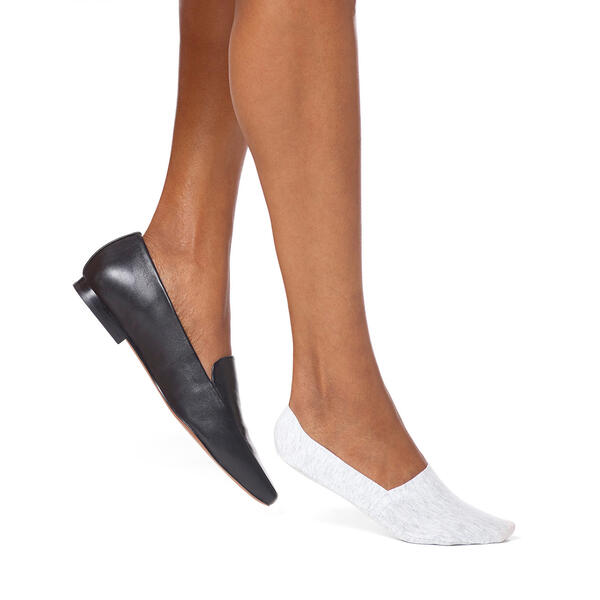 Womens HUE&#40;R&#41; Perfect Edge Cotton Loafer Liner - image 