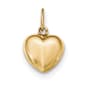 Gold Classics&#40;tm&#41; 14kt. Gold Polished Puffed Heart Charm - image 1