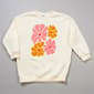 Girls &#40;7-16&#41; Jolie & Joy Long Sleeve Oversized Flower Sweatshirt - image 1
