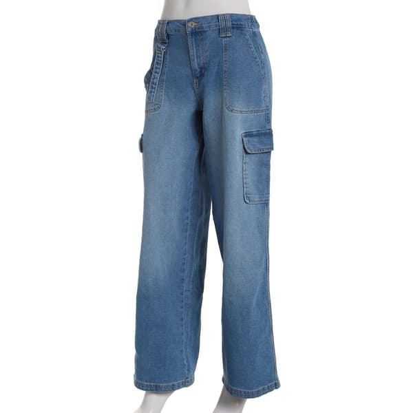 Juniors Celebrity Pink Low Rise Baggy Cargo Pants - image 