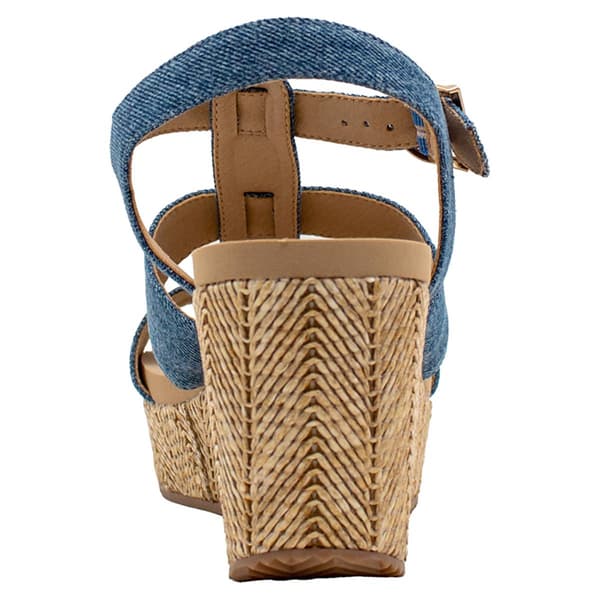 Womens Volatile Cremini Strappy Wedge Sandals