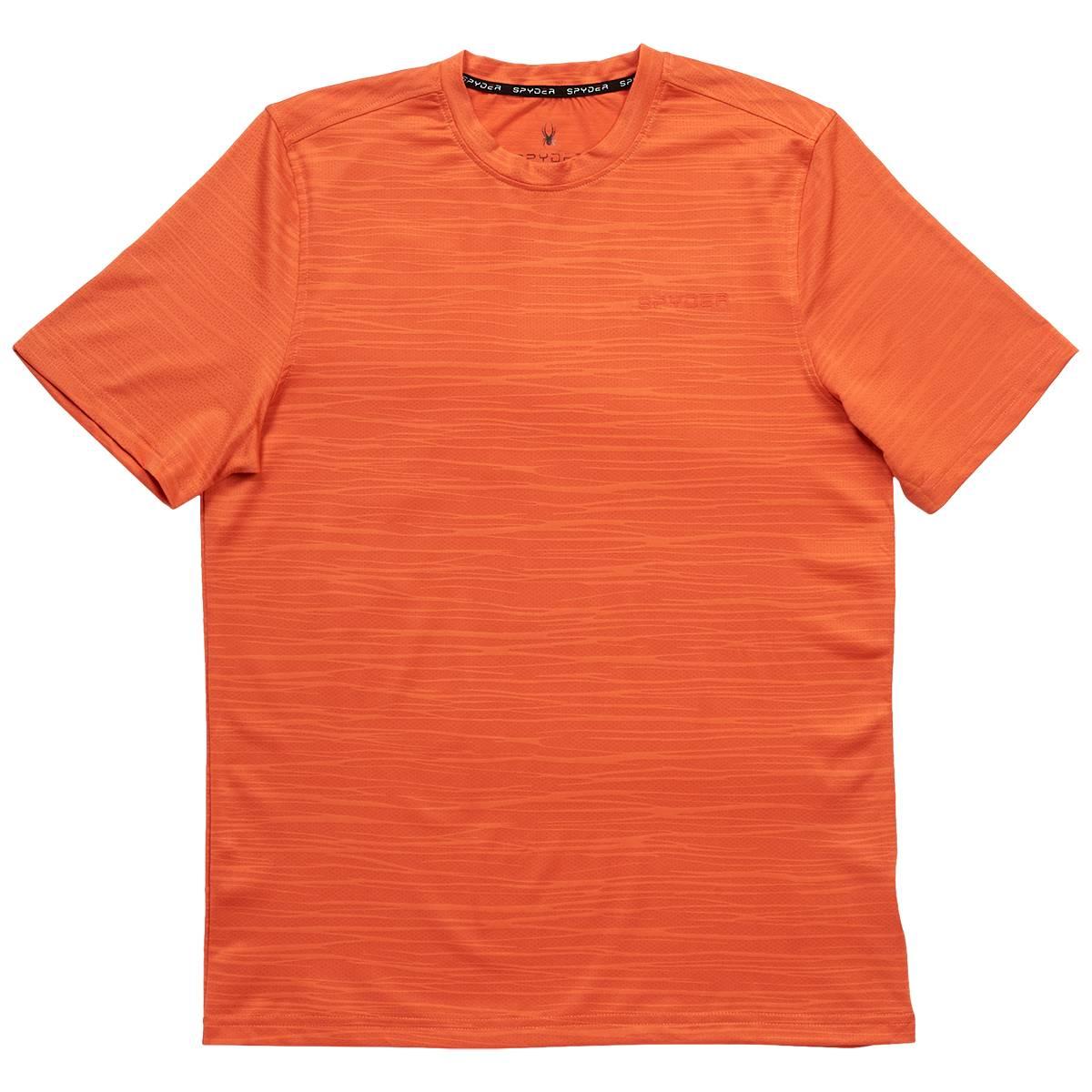 Mens Spyder Short Sleeve Jacquard Tee
