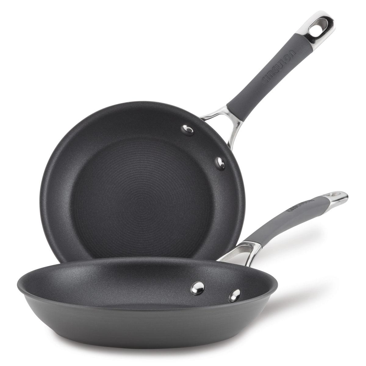 Circulon® Radiance 2pc. Hard-Anodized Non-Stick Frying Pan...
