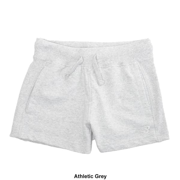 Girls &#40;7-16&#41; New Balance Solid Rib Side Panel Shorts