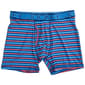 Mens Jockey(R) Hanging Striped Boxer Briefs - Orange/Light Blue - image 1