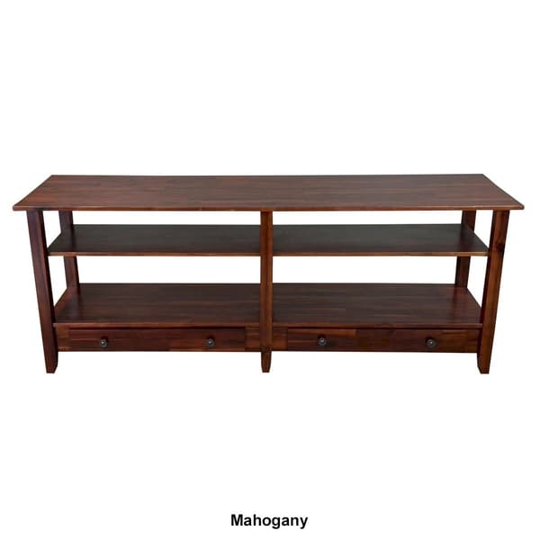 Casual Contemporary Living Solid Acacia TV Stand