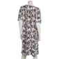 Womens Casual Time Short Sleeve Leaf Caftan Nightgown - image 3
