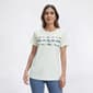 Petite Bonnie Evans Short Sleeve Horizontal Floral Tee - image 1