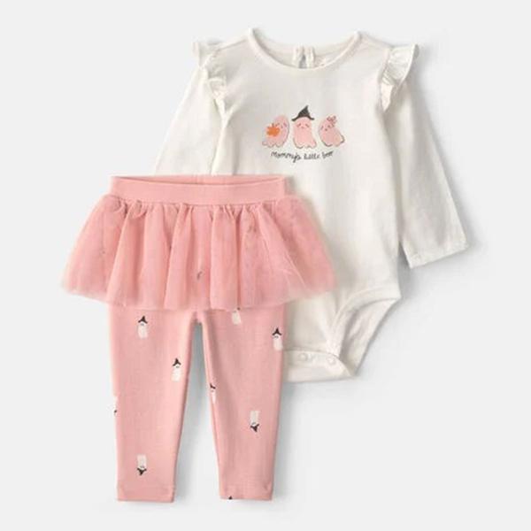 Baby Girl Carters(R) 2pc. Mommy''s Little Boo Halloween Pants Set