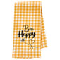 Bee Happy Check Kitchen Towel - image 1