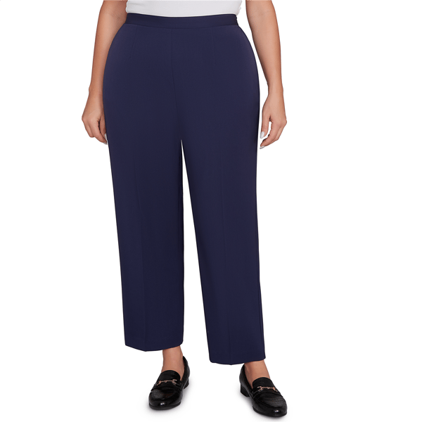 Plus Size Alfred Dunner Saratoga Springs Straight Casual Pants