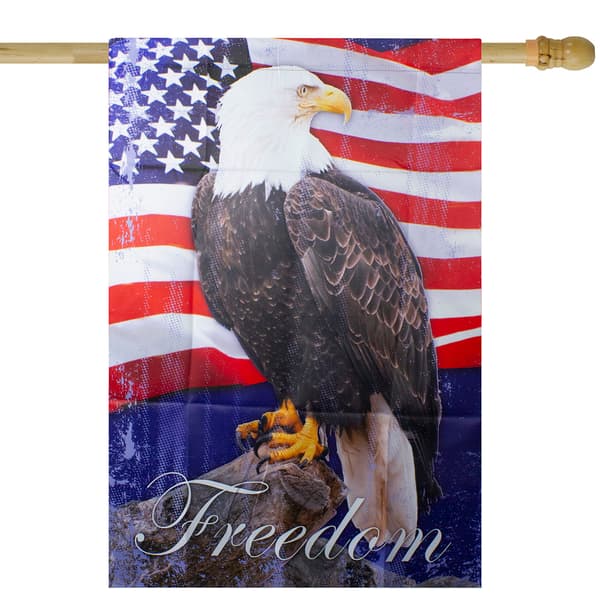 Northlight Seasonal Bald Eagle Freedom Outdoor House Flag