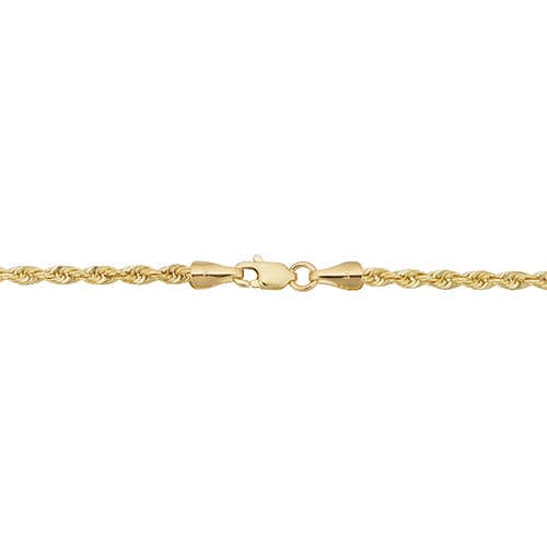 Unisex Gold Classics&#8482; 10kt. Yellow Gold 2.7mm 24in. Rope Chain