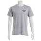 Mens Eagle & Jets Graphic Short Sleeve Tee - Light Grey - image 2