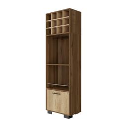 FM FURNITURE Aubree Mahagony Corner Bar Cabinet