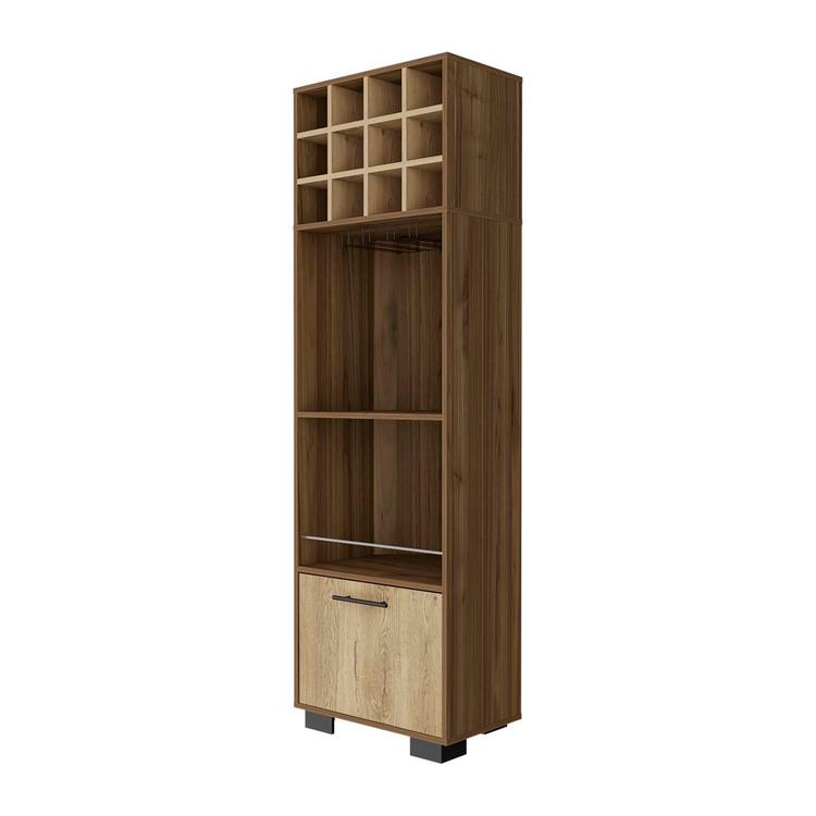 FM FURNITURE Aubree Mahagony Corner Bar Cabinet